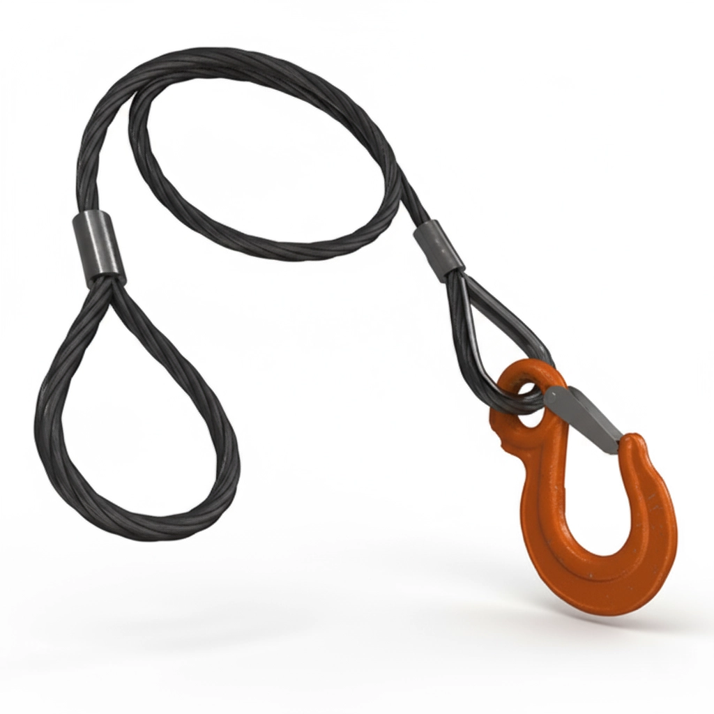 Строп канатный одноветвевой 1СК-4т 6.5м (опрессовка)
